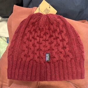 Patagonia Red Knit Beanie